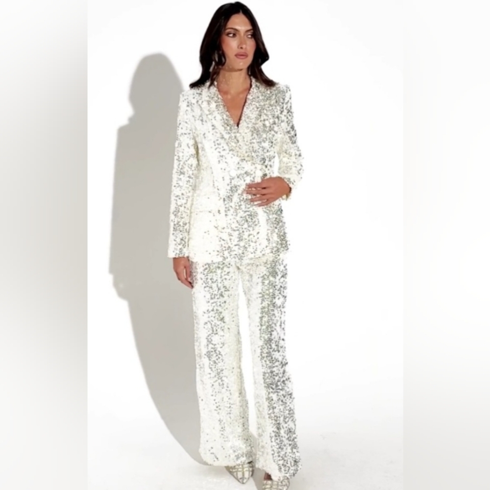 AKIRA Sequin Trousers